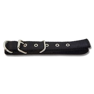 Dog Collar Webbing - 50cm Black