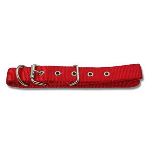 Dog Collar Webbing - 50cm Red