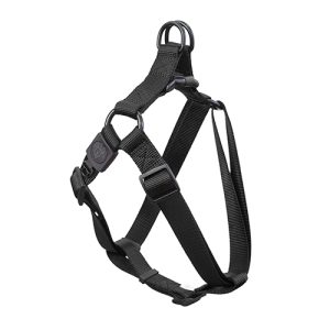 Nylon Step in Harness Premium - Medium Black