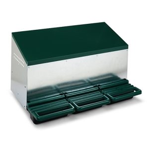 Nesting Box Metal & Plastic - Outside - Triple Hole