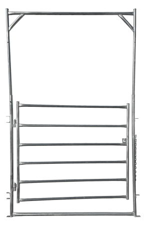Adjustable Horse Yard Gate 32NB Round Pipe