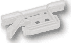 40mm Wood Post Insulator (White)