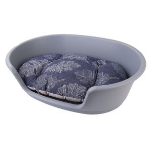 Pet Bed & Cushion Small Grey