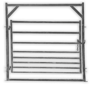 Combination Gate in Frame Square