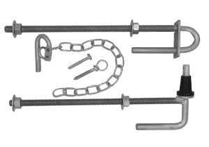 400mm Field Gate Hinges Set w/ Field Gate Screw Fastener Hot Dipped