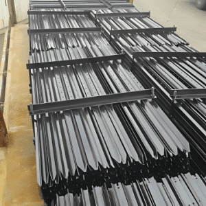 Steel Post Black Heavy 180cm