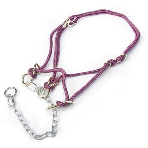 Hackamore Halter Cow - Maroon