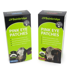 Pink Eye Patches - 10 Pack with Adhesive - Calf