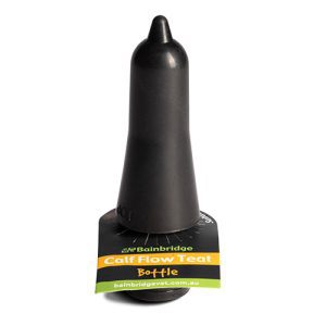 Bainbridge Calf Flow Bottle Teat - Black