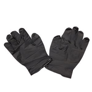 Black Nitrile Gloves - X Large
