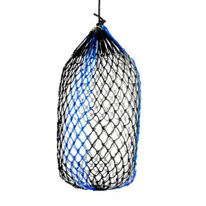 Hay Net Slow Feeder - 90cm - 5cm - Black/Blue