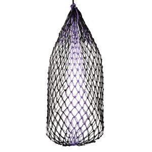 Hay Net Slow Feeder - 90cm - 5cm - Black/Purple
