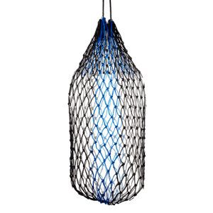 Hay Net Slow Feeder - 100cm - 5cm - Black/Blue