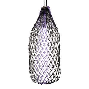 Hay Net Slow Feeder - 100cm - 5cm - Black/Purple