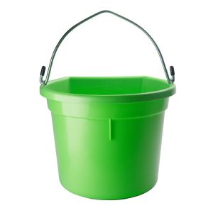 Flat Back Buckets - 20 Litre - Green