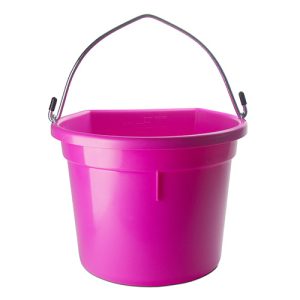 Flat Back Buckets - 20 Litre - Hot Pink