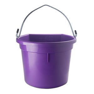 Flat Back Buckets - 20 Litre - Purple