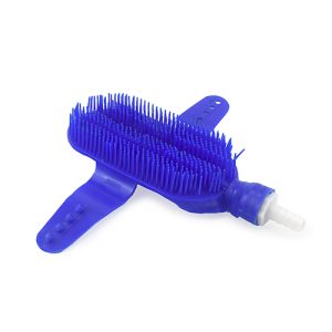 Washer Groomer Curry Comb - Blue