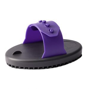 Rubber Curry Comb - Junior - Purple