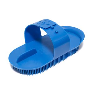 Plastic Massage Curry Comb - Junior - Blue