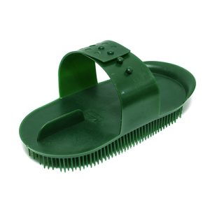 Plastic Massage Curry Comb - Junior - Green