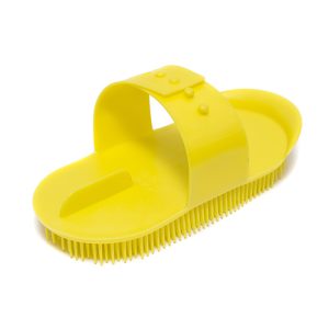 Plastic Massage Curry Comb - Junior - Yellow