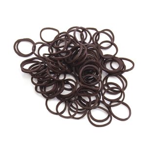 Rubber Bands - 500 Pack - Brown