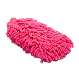Microfibre Grooming Mitt - Pink