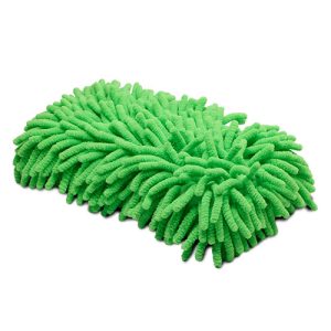 Microfibre Sponge With Fingers - Lime Green