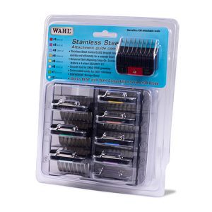 Wahl Set of 8 Metal Guide Attachments #1-8 - KM