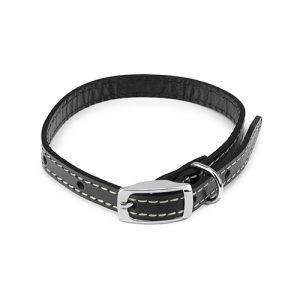Leather Collar - Traditional 60cm Black