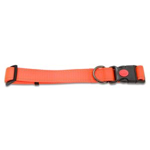 Dog Collar Webbing Reflective Strips 35-60cm Orange