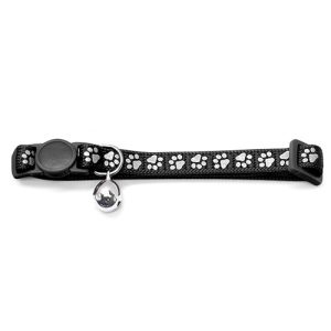 Cat Collar - Reflective Printed Black