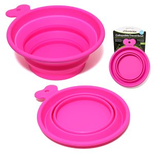 Travelling Bowl Collapsible - Pink