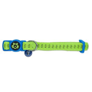 Nylon Cat Collar - Padded Green