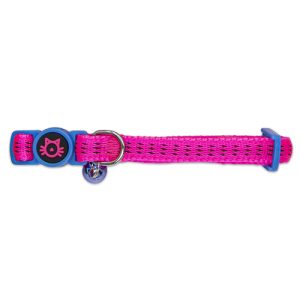 Nylon Cat Collar - Padded Pink