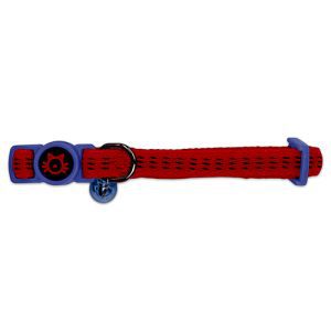 Nylon Cat Collar - Padded Red