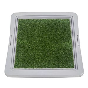 Training Pad Holder with Synthetic Grass