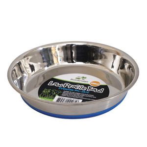 Cat/Small Animal Bowl Stainless Steel Bonded Base Medium 300ml