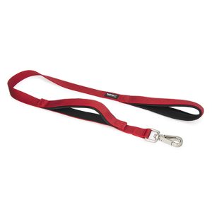 Premium Sport Dog Lead with Safety Handle - 2.5cm x 100cm - Red