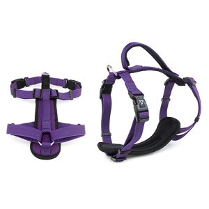 Premium Sport Dog Harness with Safety Handle - XL - Purple