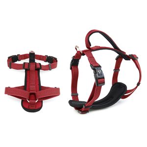 Premium Sport Dog Harness with Safety Handle - XL - Red