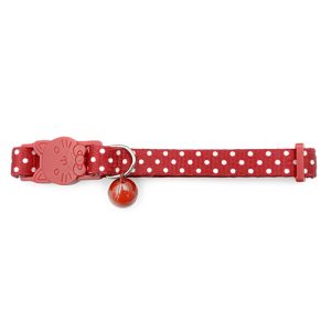 Cat Collar - Dots - Red