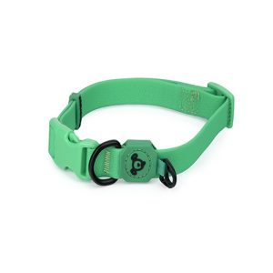 Dog Collar Waterproof - Medium (34-49cm) - Green