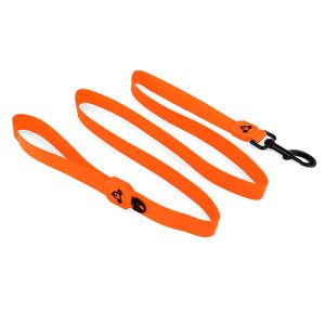 Dog Lead Waterproof - 2.5cm x 150cm - Bright Orange