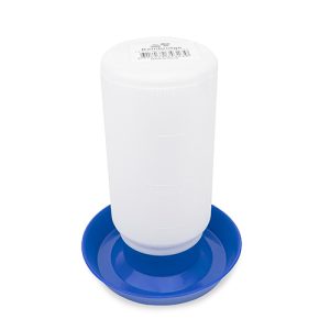 Poultry Drinker - Straight - 1 Litre - Blue