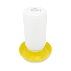 Poultry Drinker - Straight - 1 Litre - Yellow