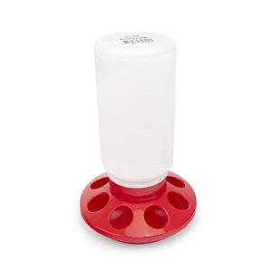 Poultry Feeder Straight - 1kg - Red