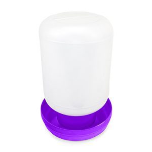 Poultry Drinker - Straight - 4.5 Litre - Purple