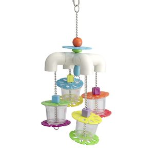 Bird Toy - Interactive - Foraging 4 Way Cups